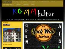 Tablet Screenshot of kommkultur.com